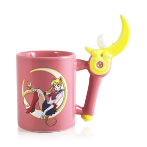Sailor Moon 13 Ounce Sculpted Wand Handle Ceramic Mug