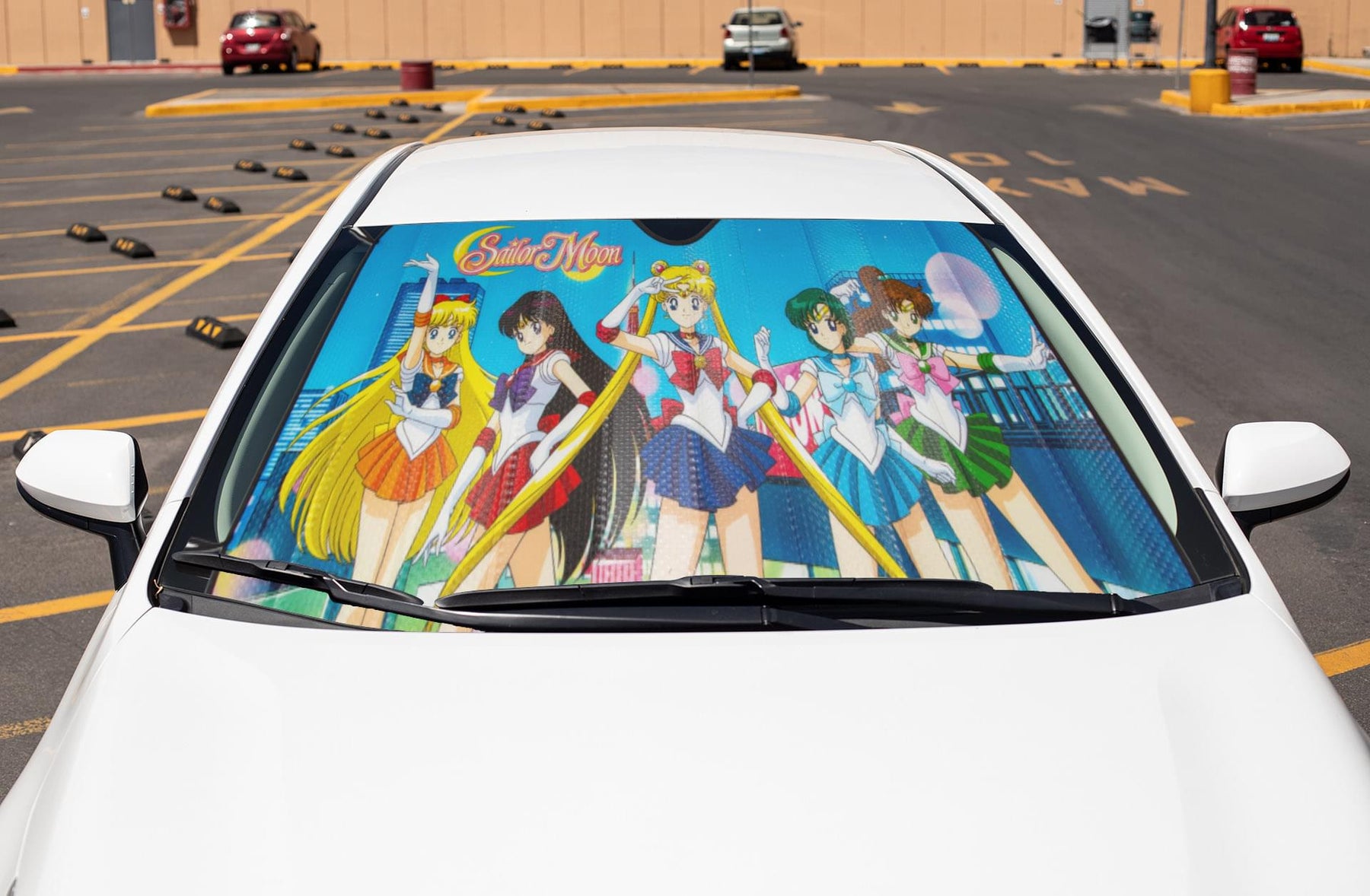 Sailor Moon Sailor Scouts 28 x 58" Sunshade