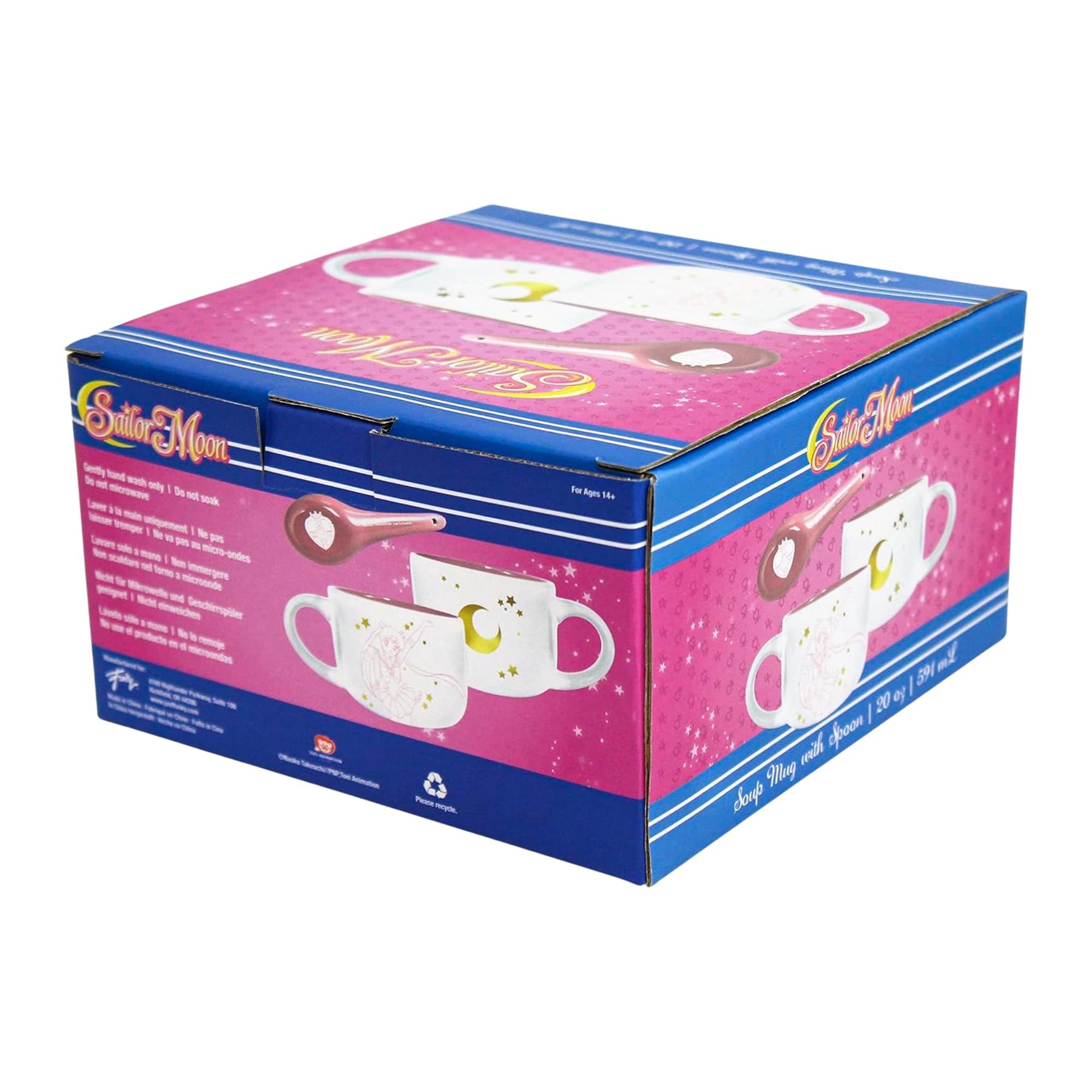 Sailor Moon 12oz Ceramic Soup Mug with Spoon
