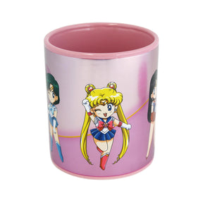 Sailor Moon Sailor Scouts 16 Ounce Ceramic Mug with Lid