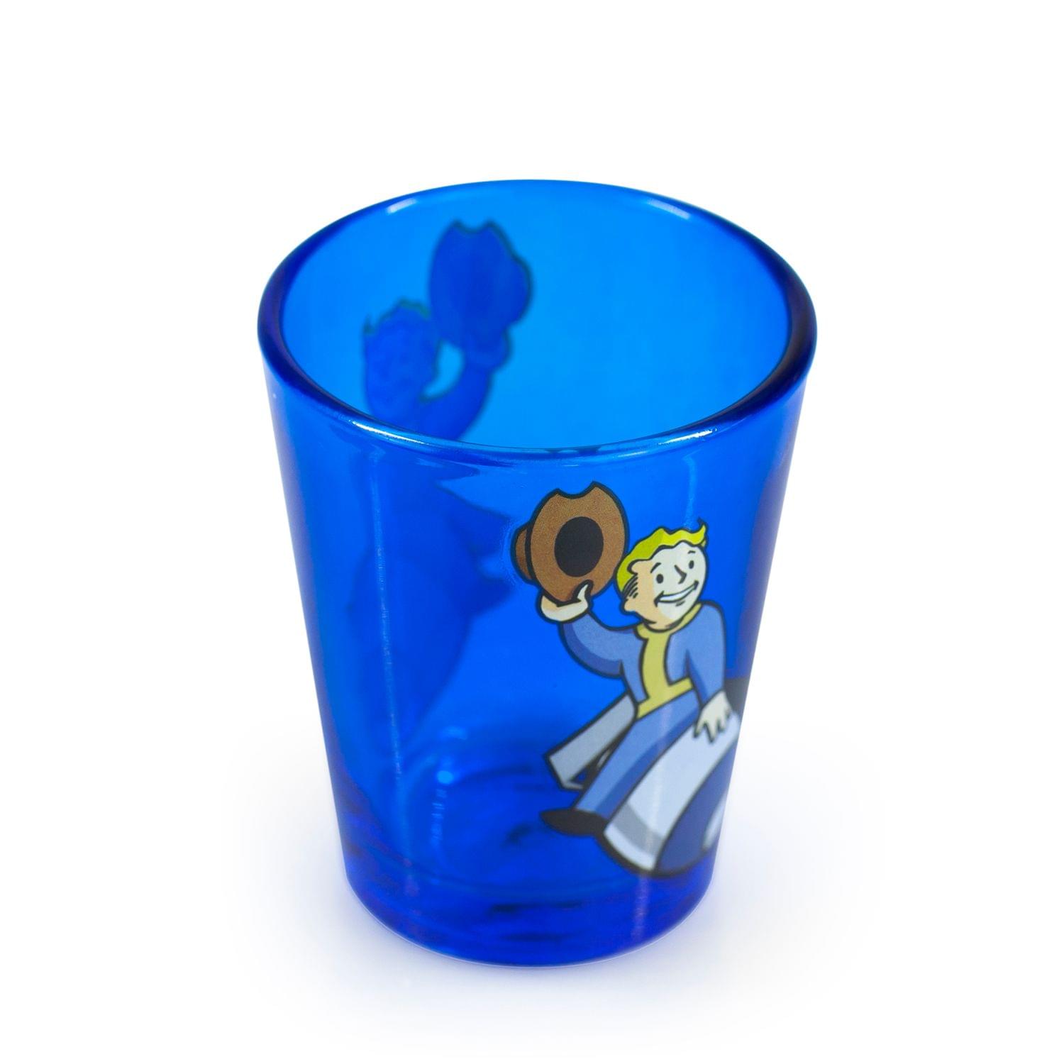 Fallout Series Vault Boy Riding A Nuke Collectible Shot Glass | Holds 1.5 Ounces