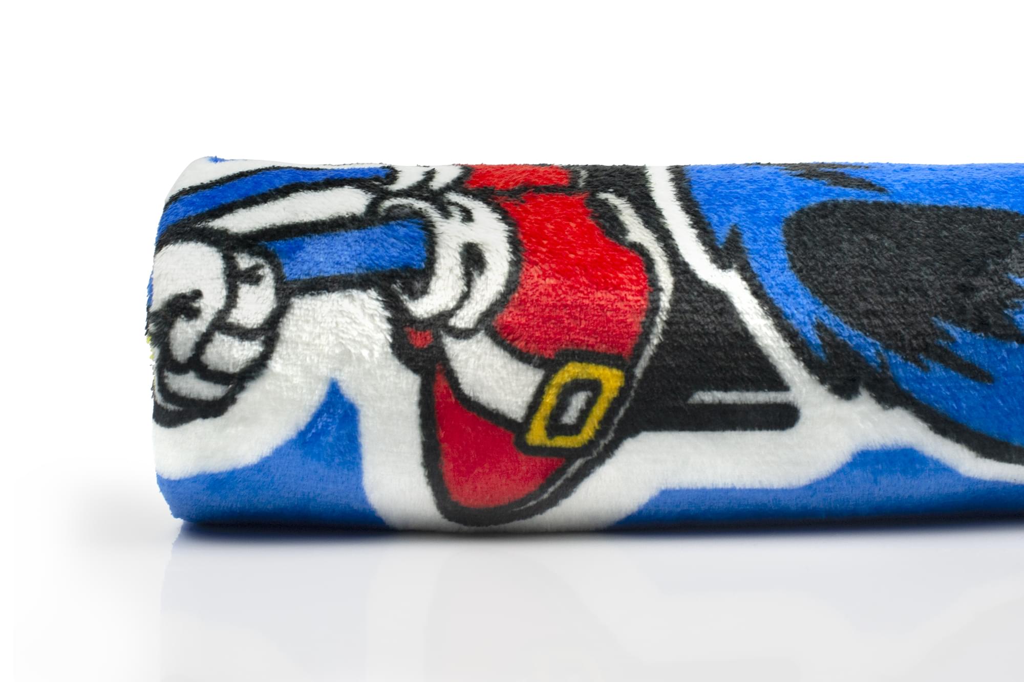 Sonic The Hedgehog Sticker Bomb Fleece Throw Blanket | 45 x 60 Inch Cozy Blanket