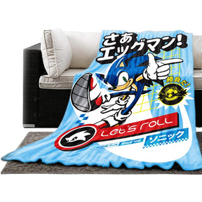 Sonic The Hedgehog Classic 45 x 60 Inch Fleece Throw Blanket