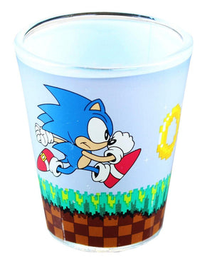Sonic the Hedgehog Somnic Running Shot Glass