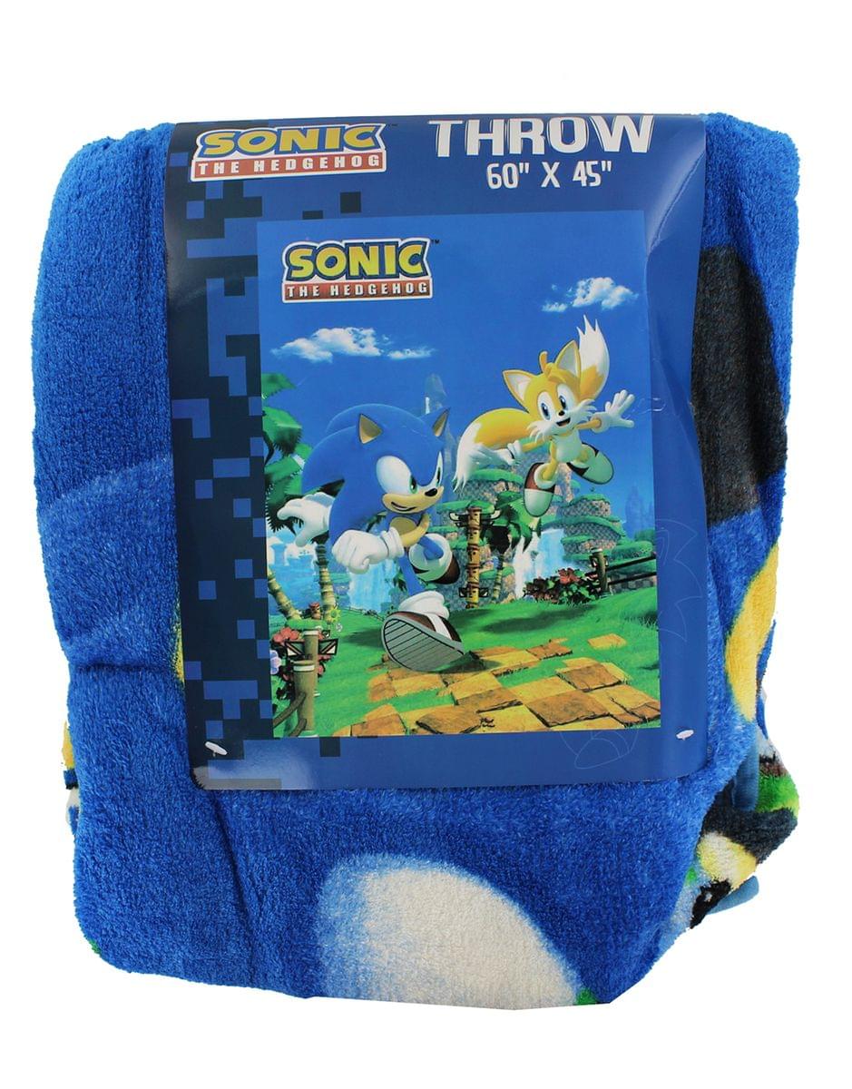 Sonic And Tails 45x60" Fleece Throw Blanket