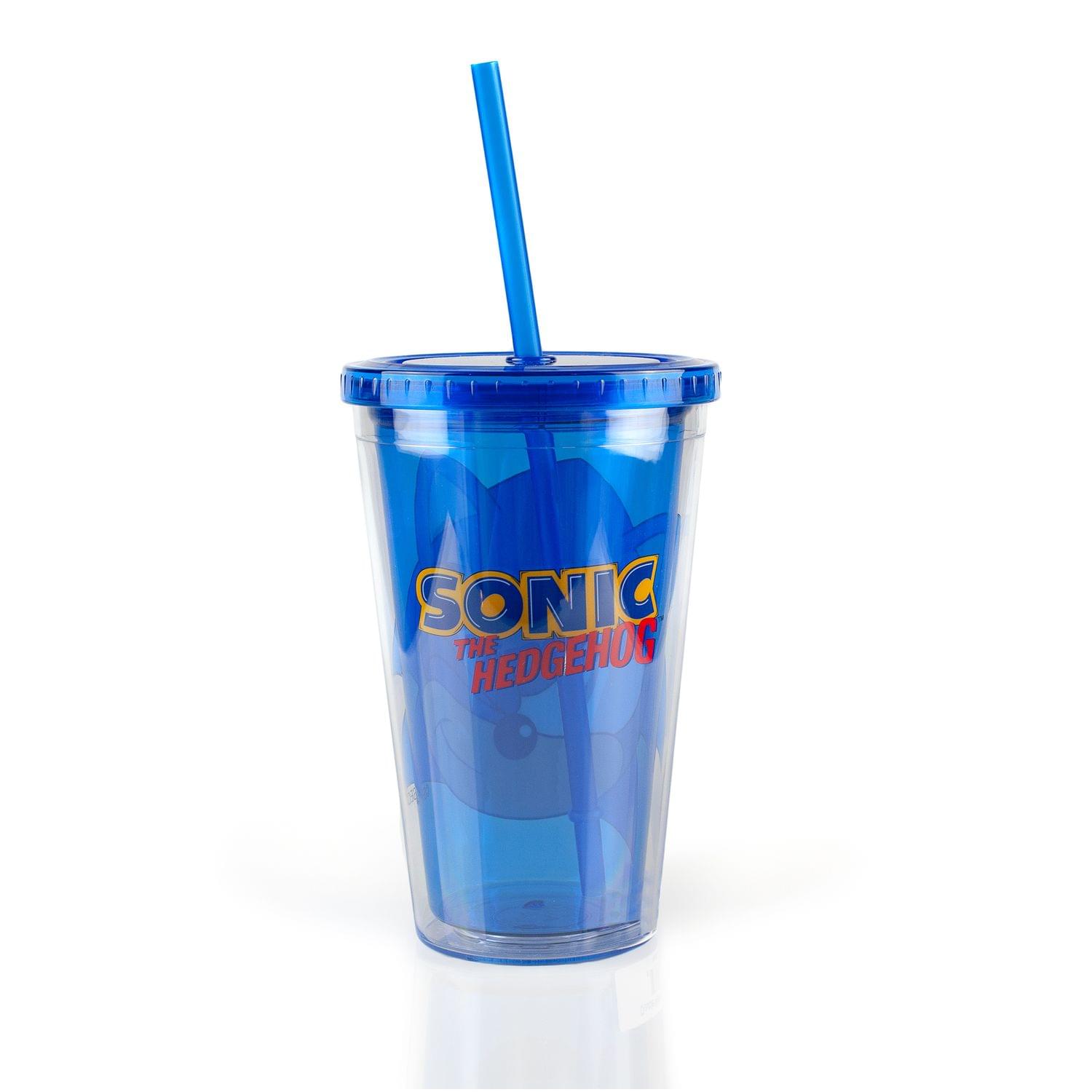 Sonic Collectibles | Sonic The Hedgehog Wink Blue Plastic Carnival Cup | 16oz