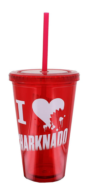 I Heart Sharknado 18oz Carnival Cup