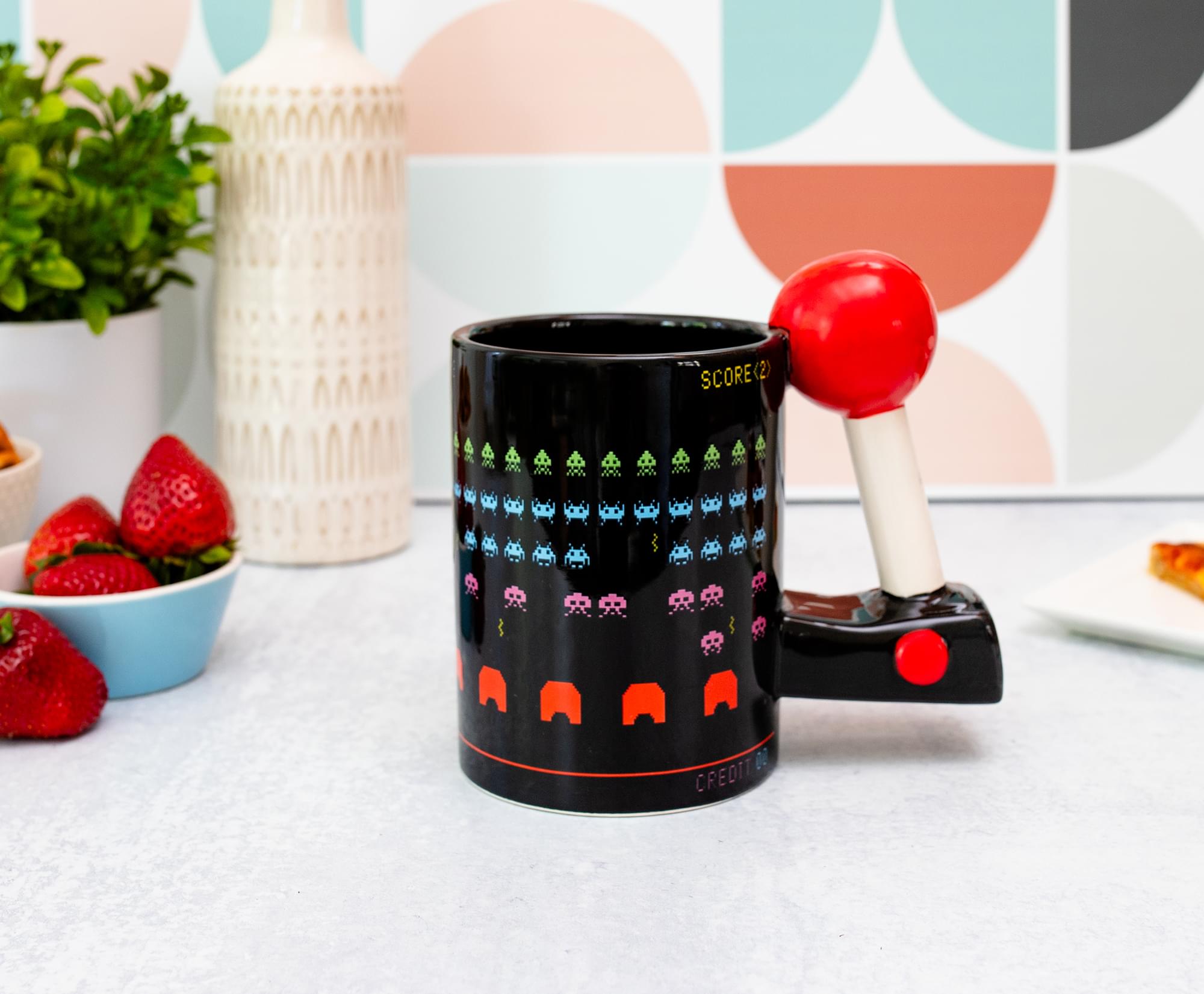 Space Invaders 3D Arcade Molded 16oz Coffee Mug