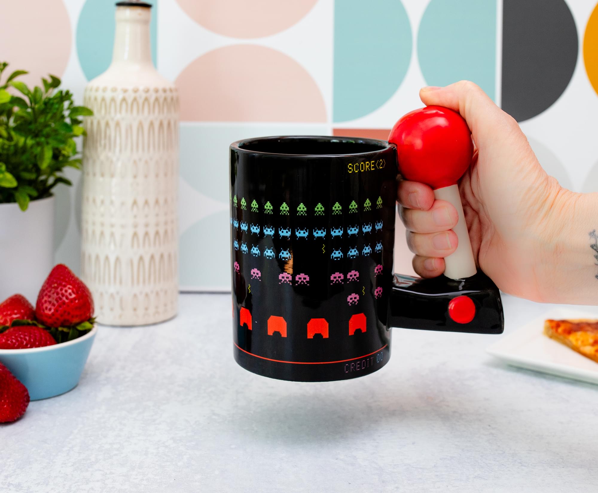 Space Invaders 3D Arcade Molded 16oz Coffee Mug