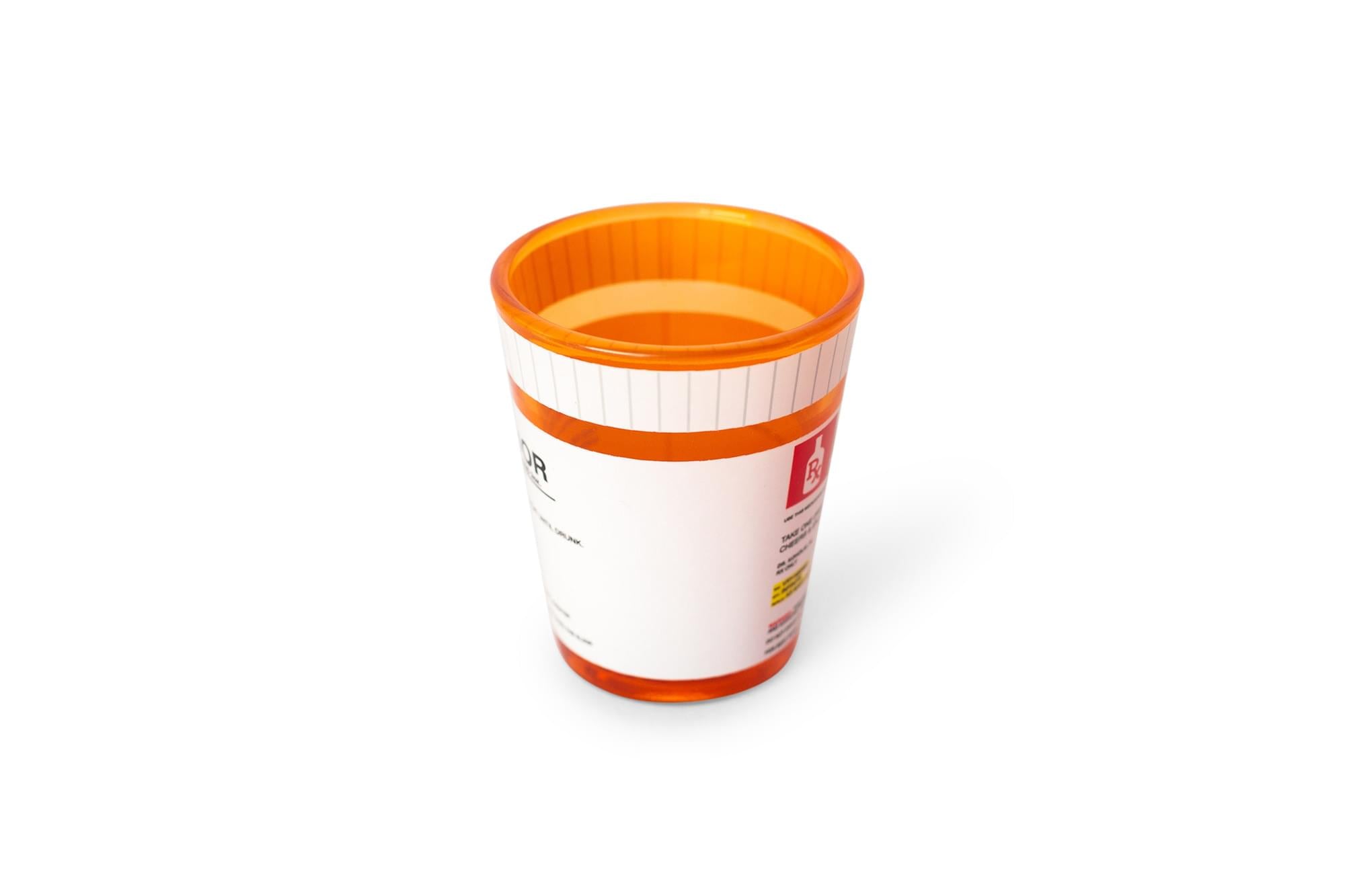 Rx Prescription Shot Glass | Holds 2 Ounces