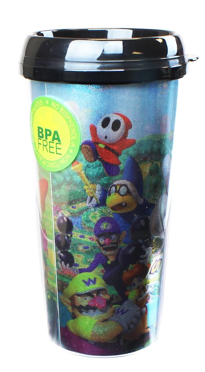 Super Mario Party Foil Print 16oz Travel Mug