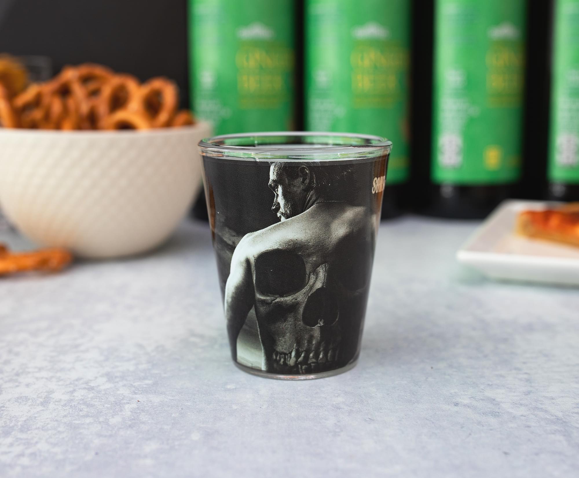 Sons of Anarchy Skull SAMCRO 1.5oz Shot Glass