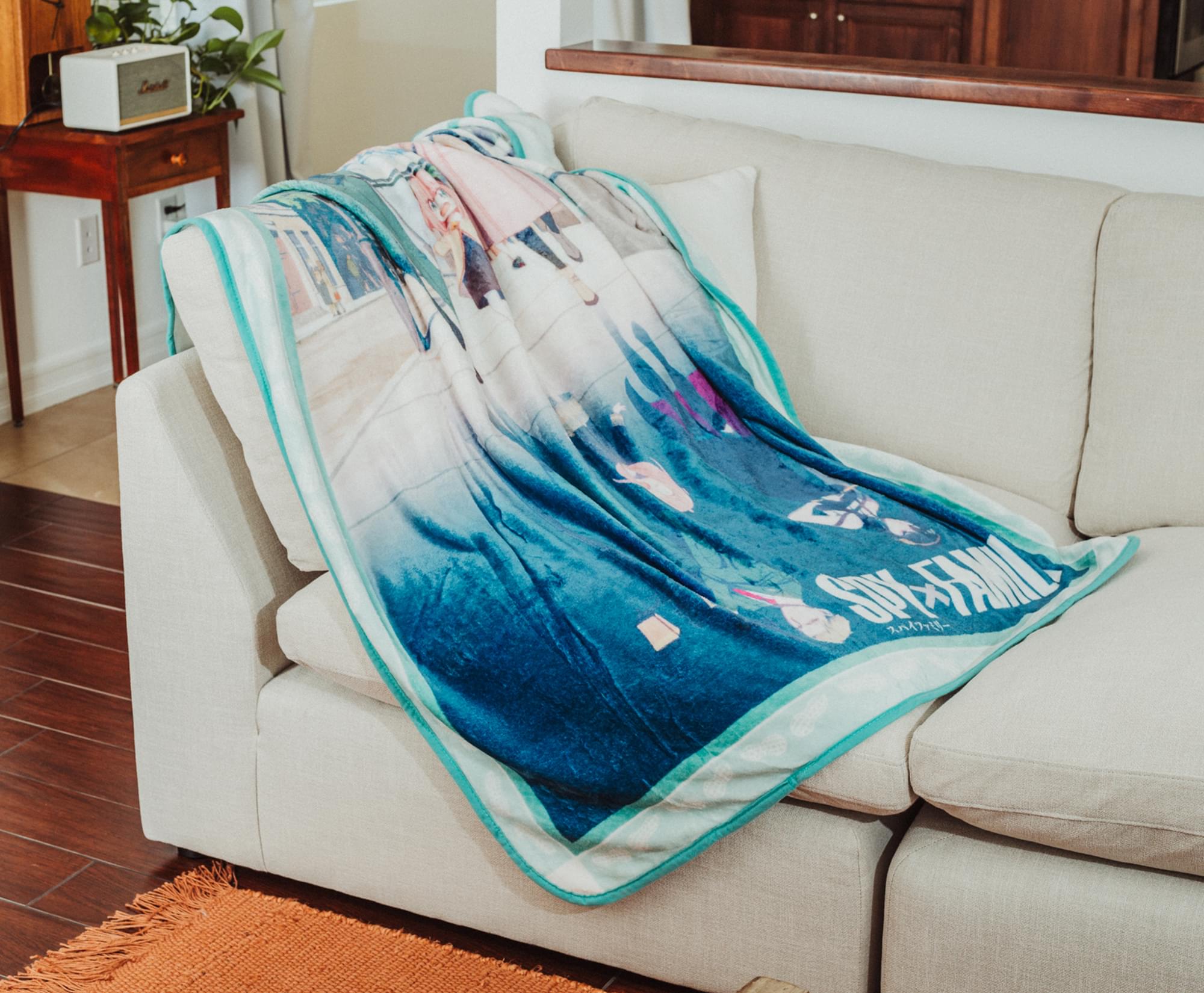Spy x Family Forger Family Microplush Throw Blanket | 45 x 60 Inches