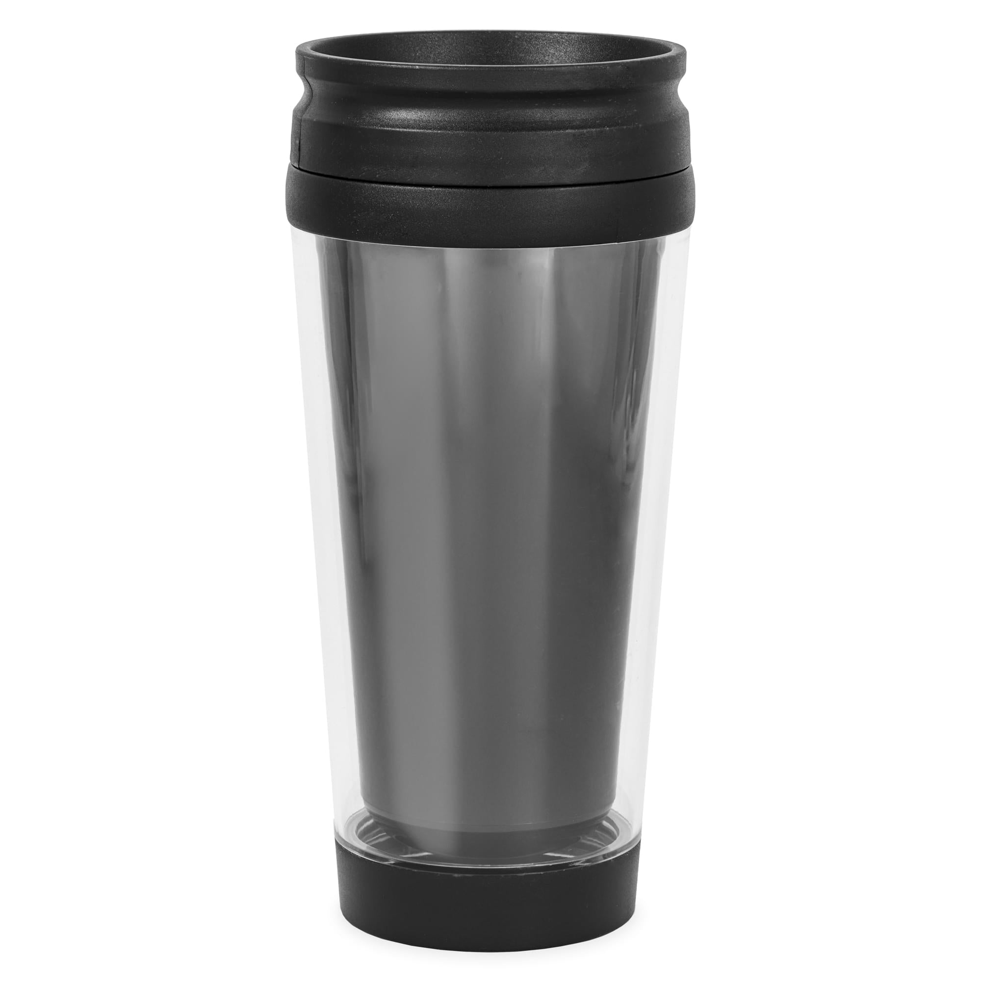 Black 16oz Travel Mug w/ Lid