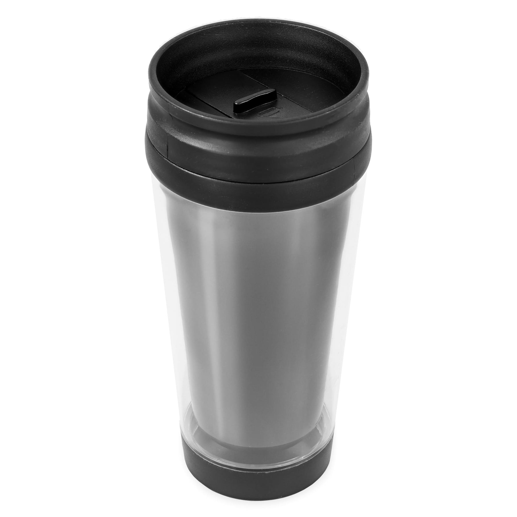 Black 16oz Travel Mug w/ Lid