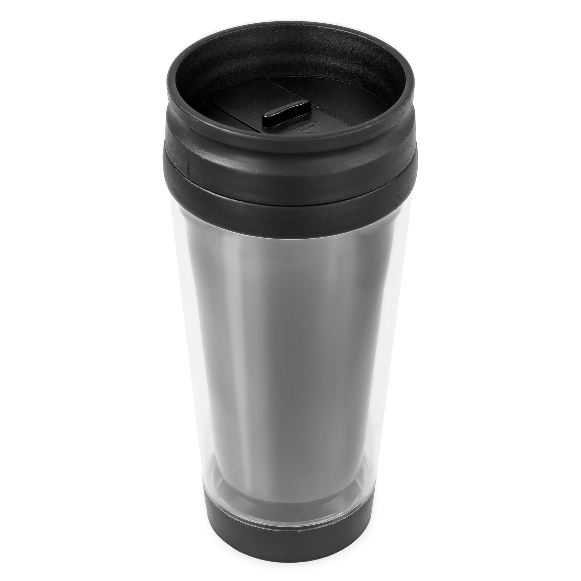 Black 16oz Travel Mug w/ Lid