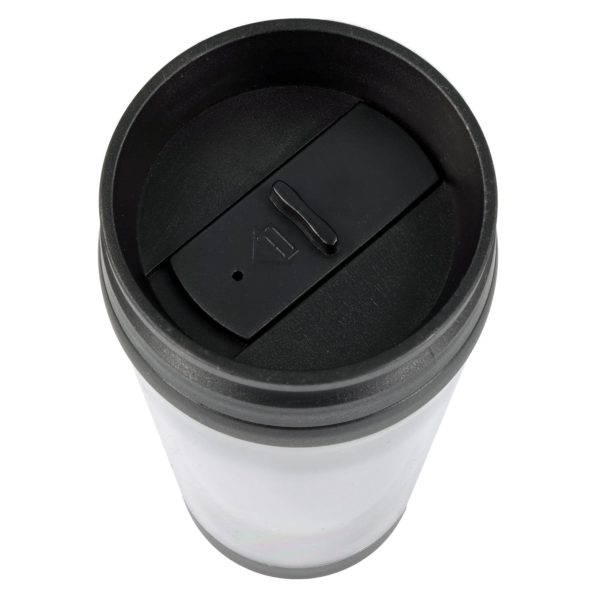 Black 16oz Travel Mug w/ Lid