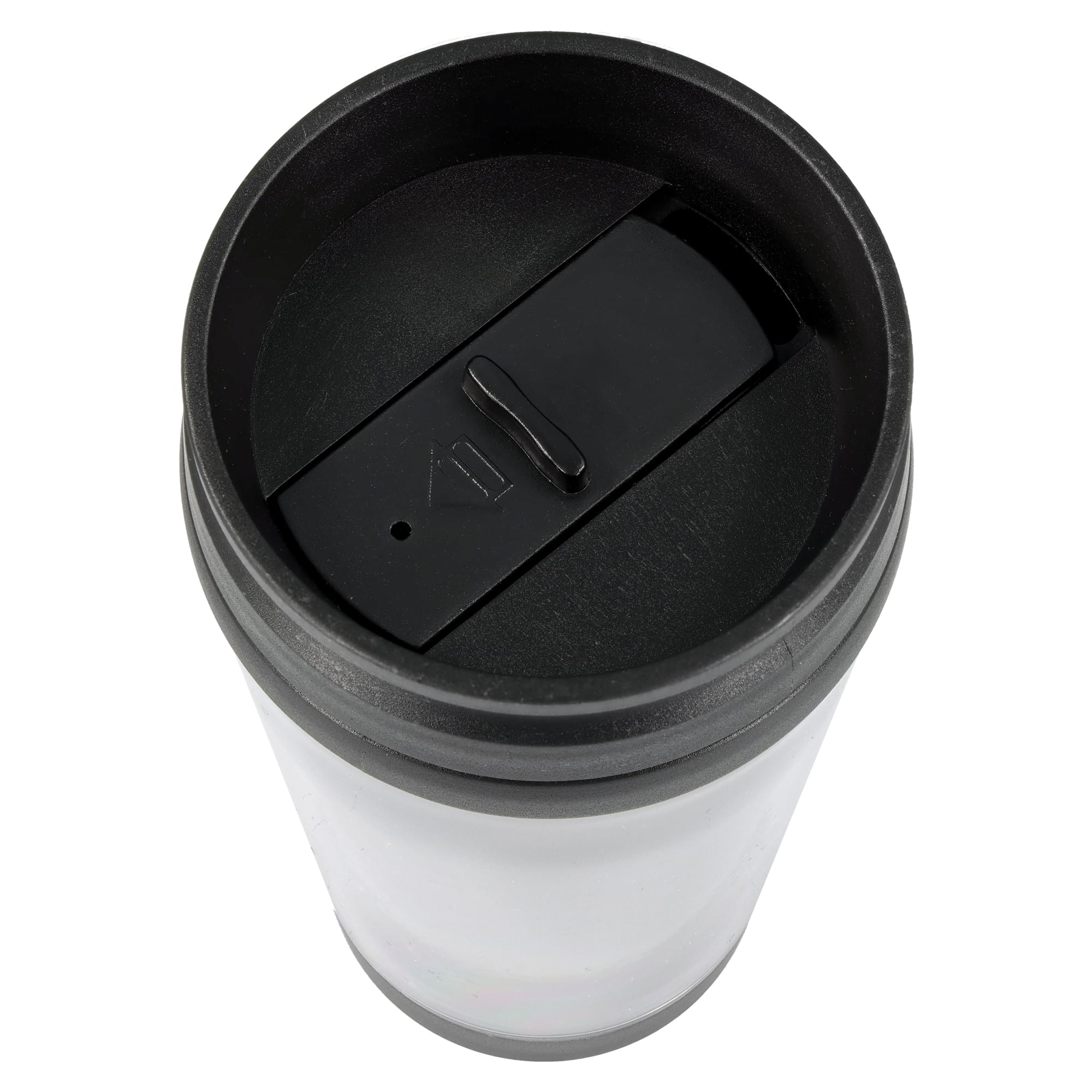 Black 16oz Travel Mug w/ Lid