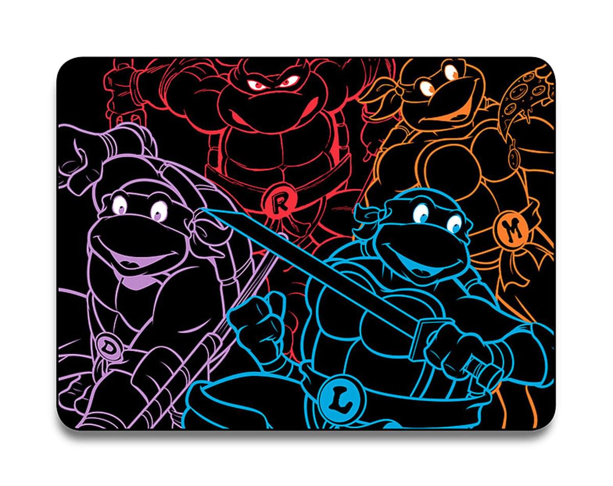 Teenage Mutant Ninja Turtles Neon Lightweight Fleece Blanket | 45 x 60 Inches