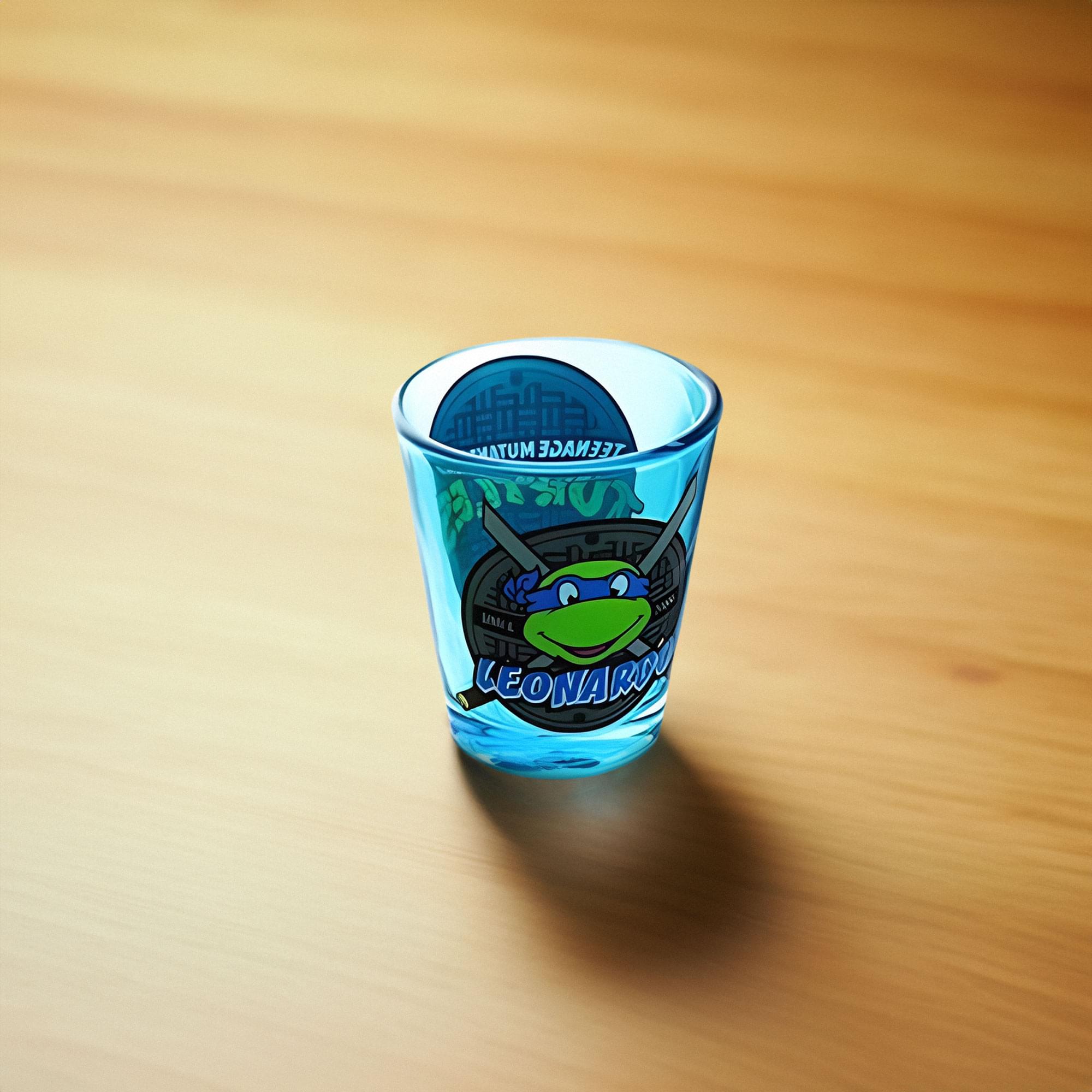 Teenage Mutant Ninja Turtles Blue Leonardo Shot Glass