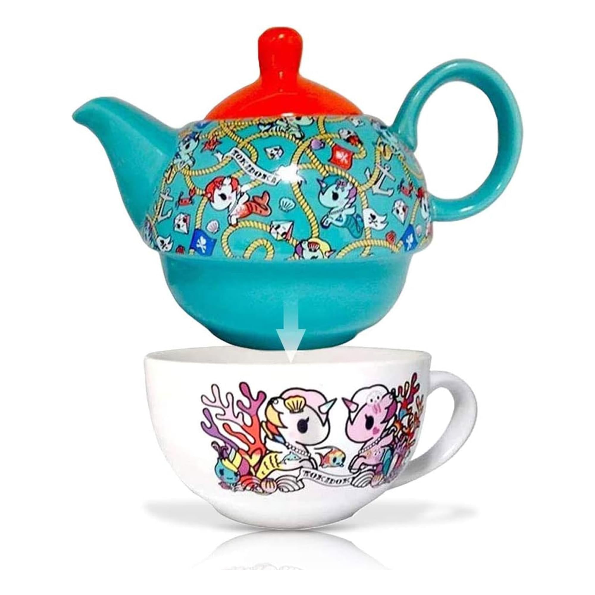Tokidoki 11oz Ceramic Teapot and 9oz Mug Set