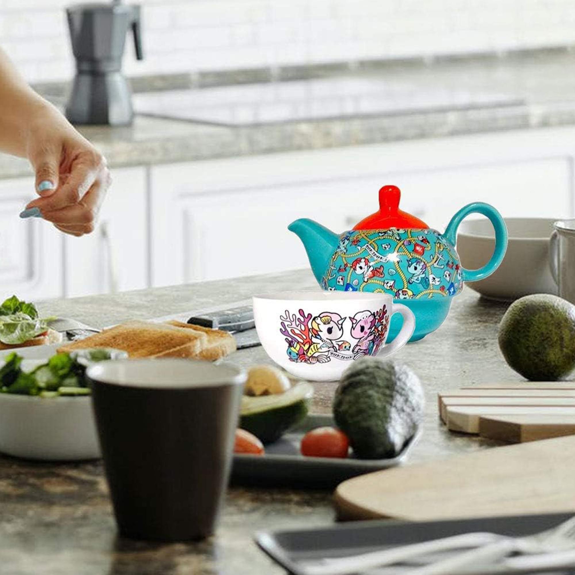 Tokidoki 11oz Ceramic Teapot and 9oz Mug Set