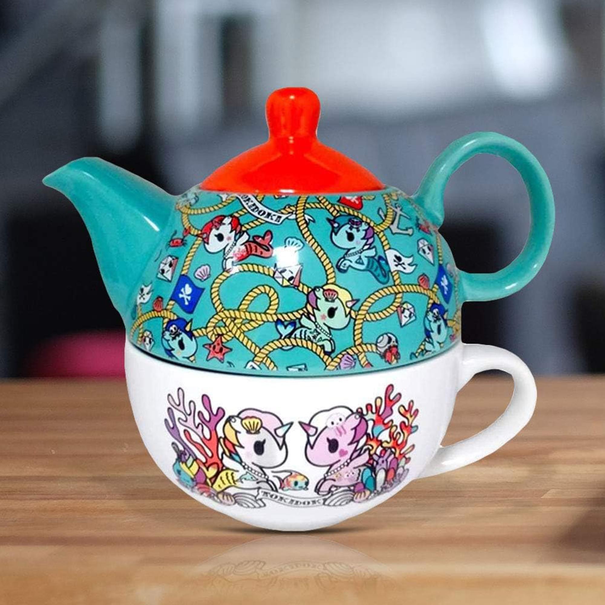 Tokidoki 11oz Ceramic Teapot and 9oz Mug Set