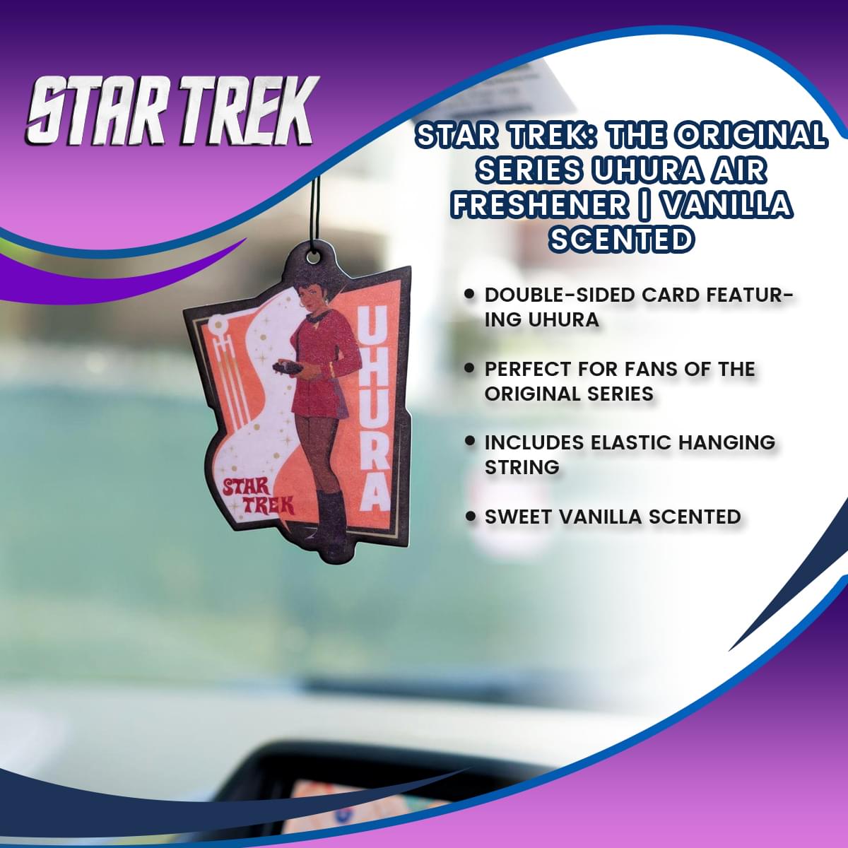Star Trek: The Original Series Uhura Air Freshener | Vanilla Scented