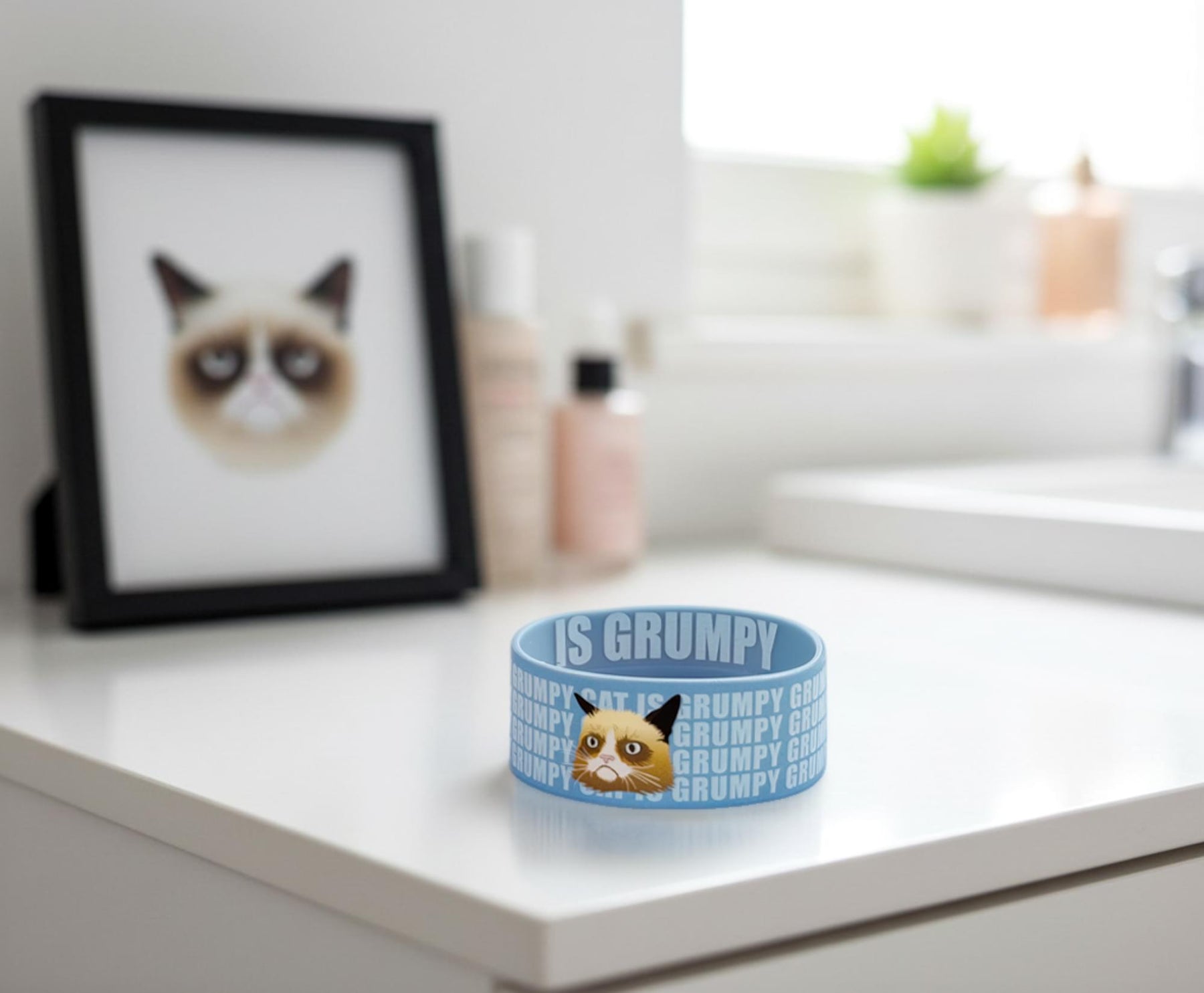 Grumpy Cat Is Grumpy Rubber Wristband