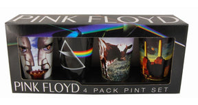 Pink Floyd Pint Glass Set of 4
