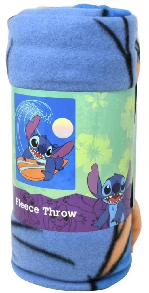 Disney Lilo and Stitch 45 x 60 Inch Fleece Throw Blanket