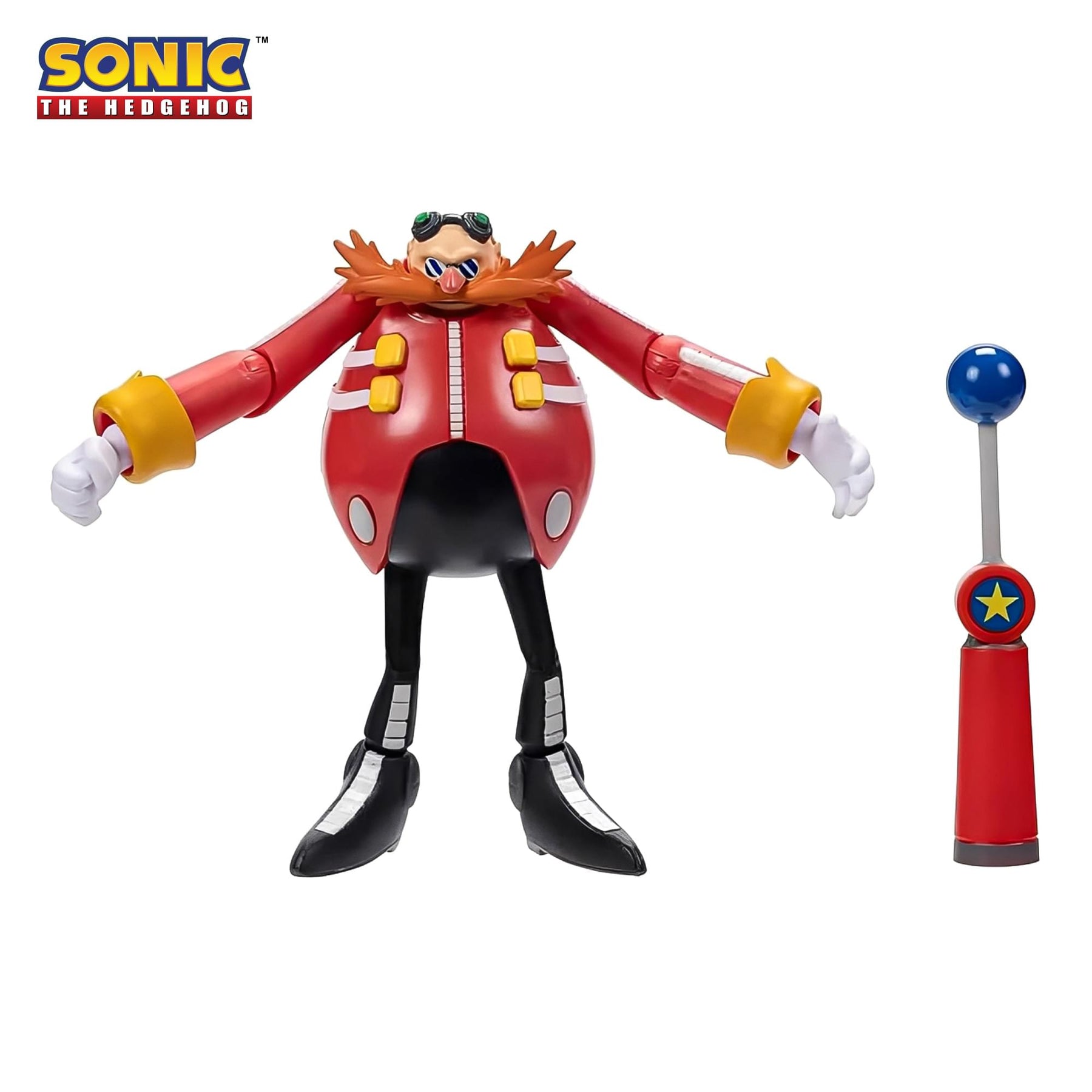 Sonic the Hedgehog 4 Inch Figure | Dr. Eggman (Modern) with Checkpoint