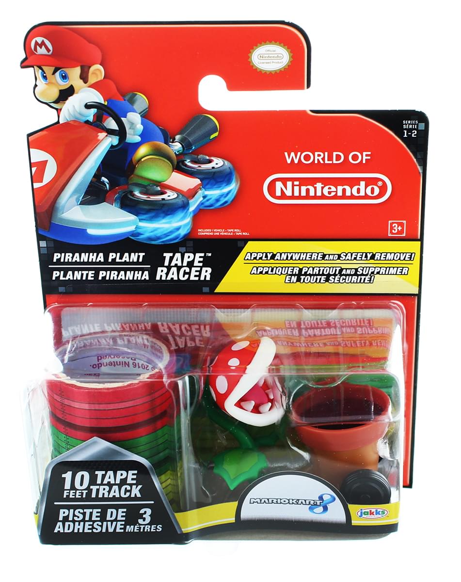 Nintendo Tape Racers Wave 2: Piranha Plant w/ Piranha Plant Pipe Way Tape