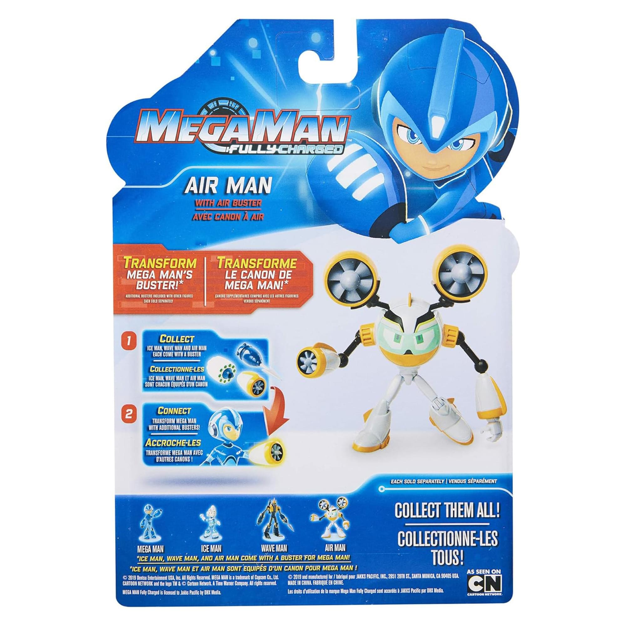 Mega Man: Fully Charged 5 Inch Action Figure | Air Man