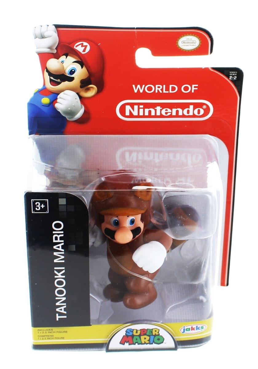 World of Nintendo 2.5" Mini Figure: Tanooki Mario