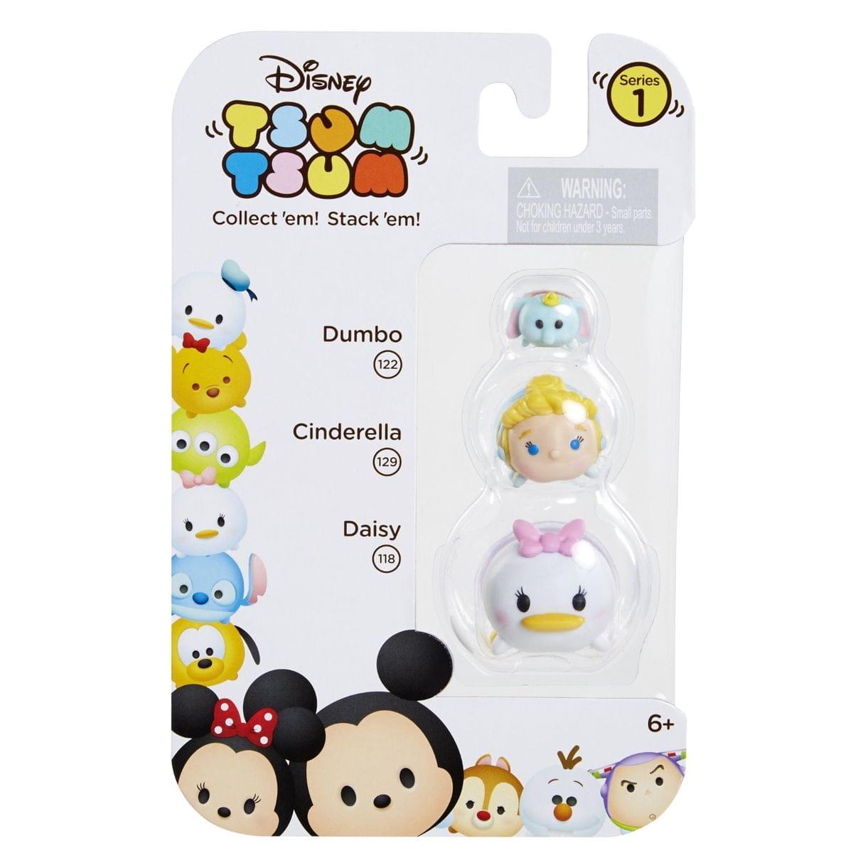 Disney Tsum Tsum 3 Pack: Dumbo, Cinderella, Daisy