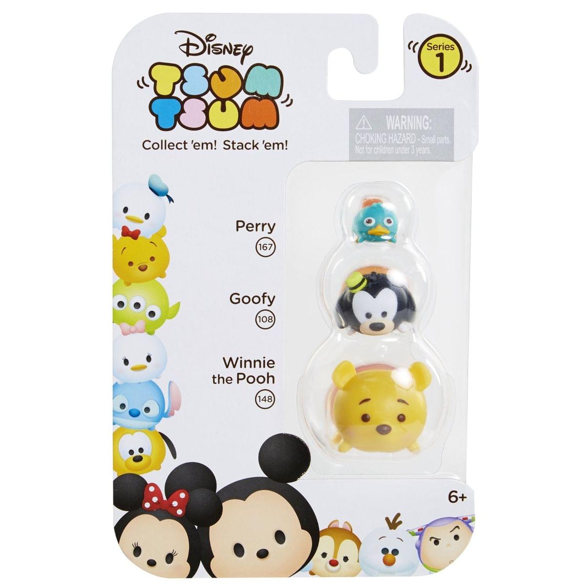 Disney Tsum Tsum 3 Pack: Perry, Goofy, Pooh