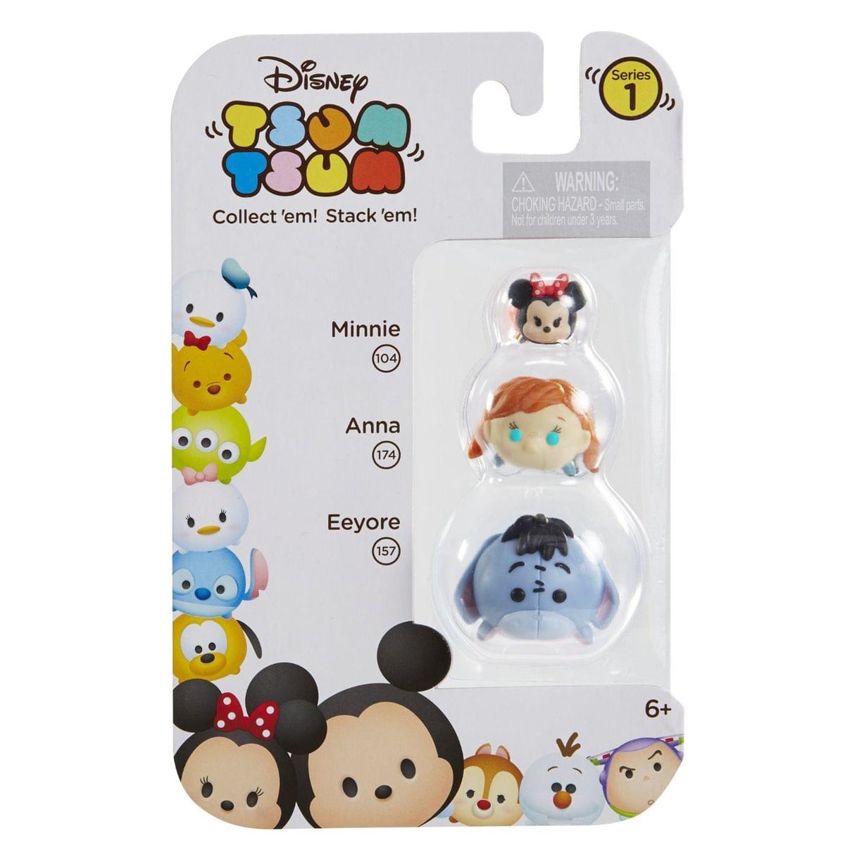 Disney Tsum Tsum 3 Pack: Minnie, Anna, Eeyore