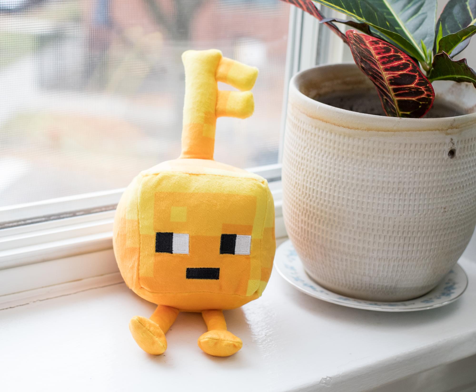 Minecraft Dungeons Happy Explorer Series Gold Key Golem Plush Toy | 7 Inches