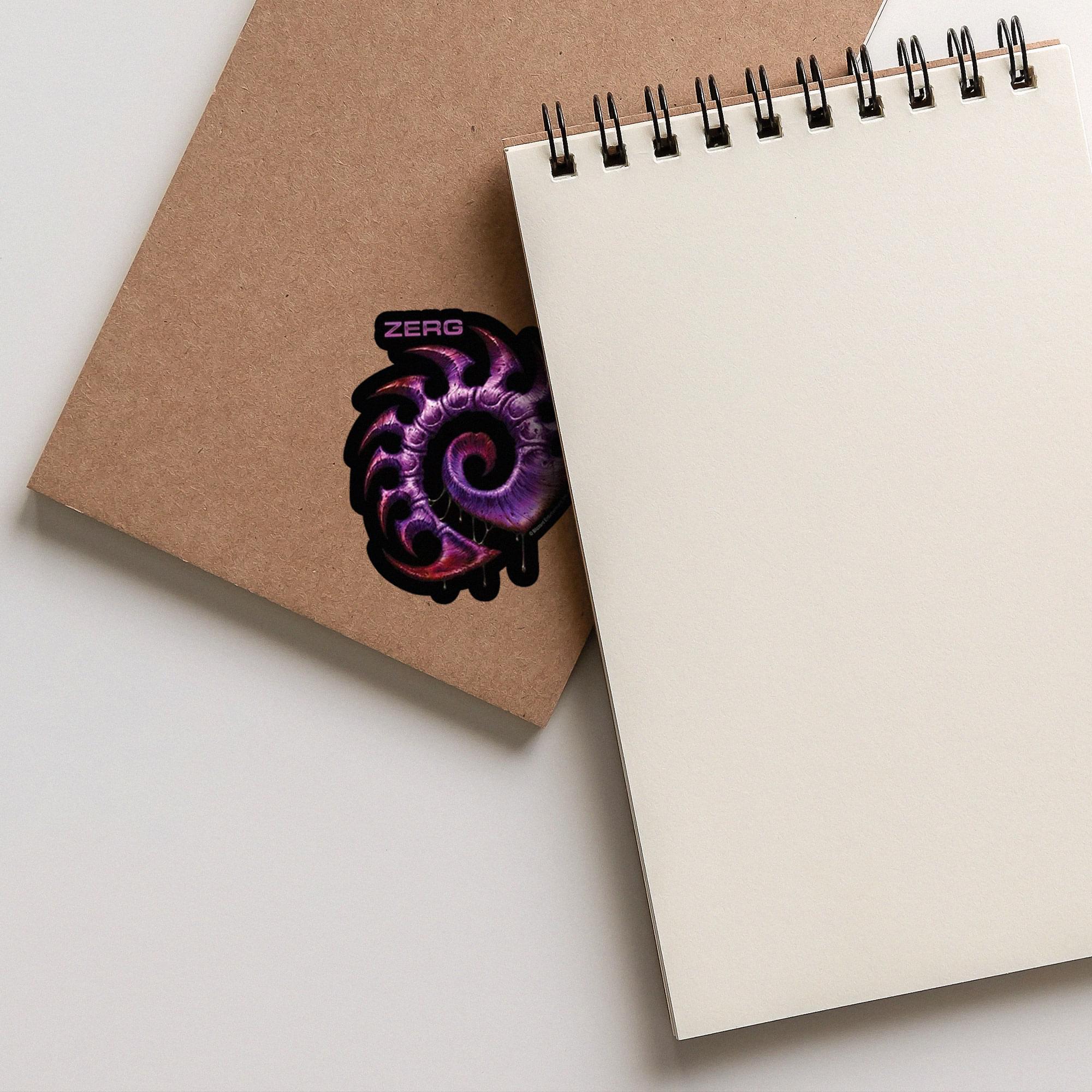 StarCraft II: Wings of Liberty Multi-size Sticker 2-Pack: Zerg, Purple