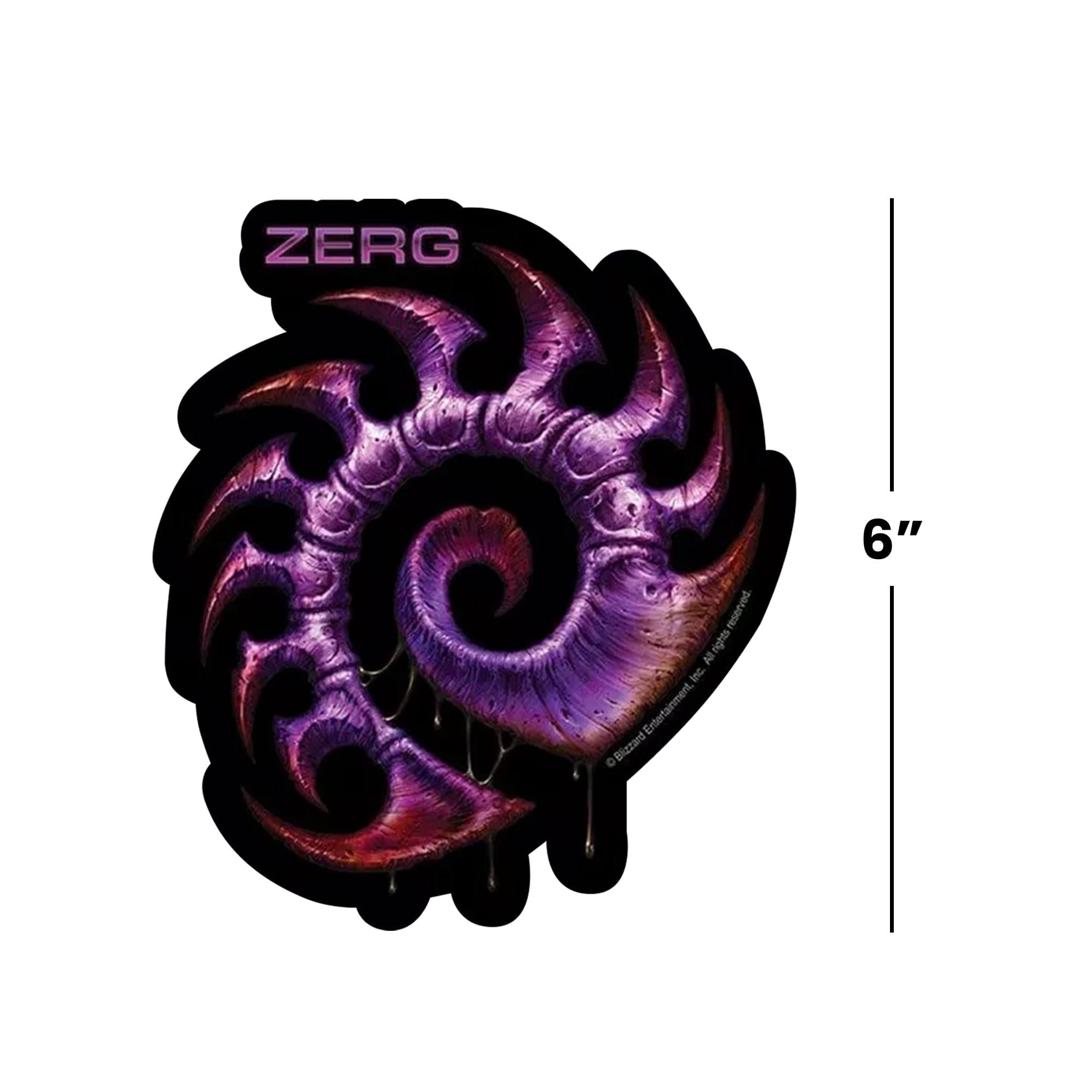 StarCraft II: Wings of Liberty Multi-size Sticker 2-Pack: Zerg, Purple
