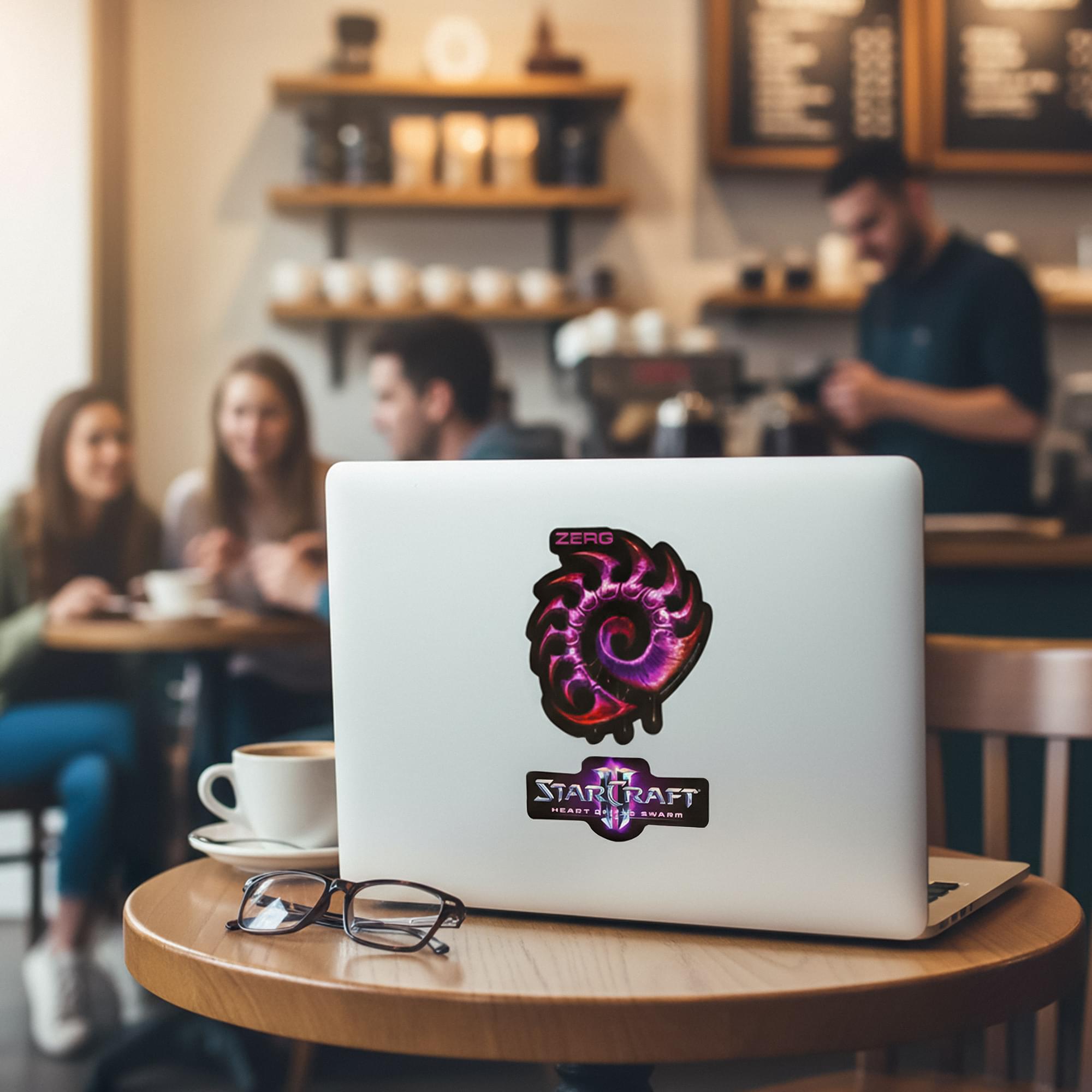 StarCraft II: Heart of the Swarm Multi-size Sticker 2-Pack: Zerg, Purple