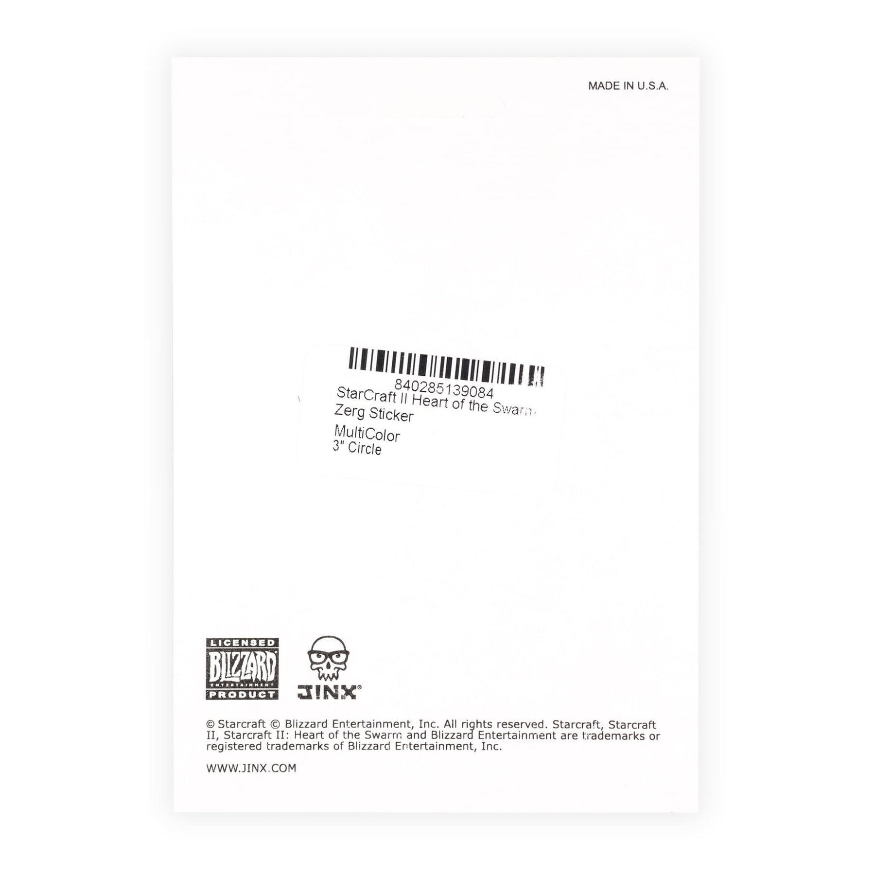 StarCraft II: Heart of the Swarm Multi-size Sticker 2-Pack: Zerg, Purple