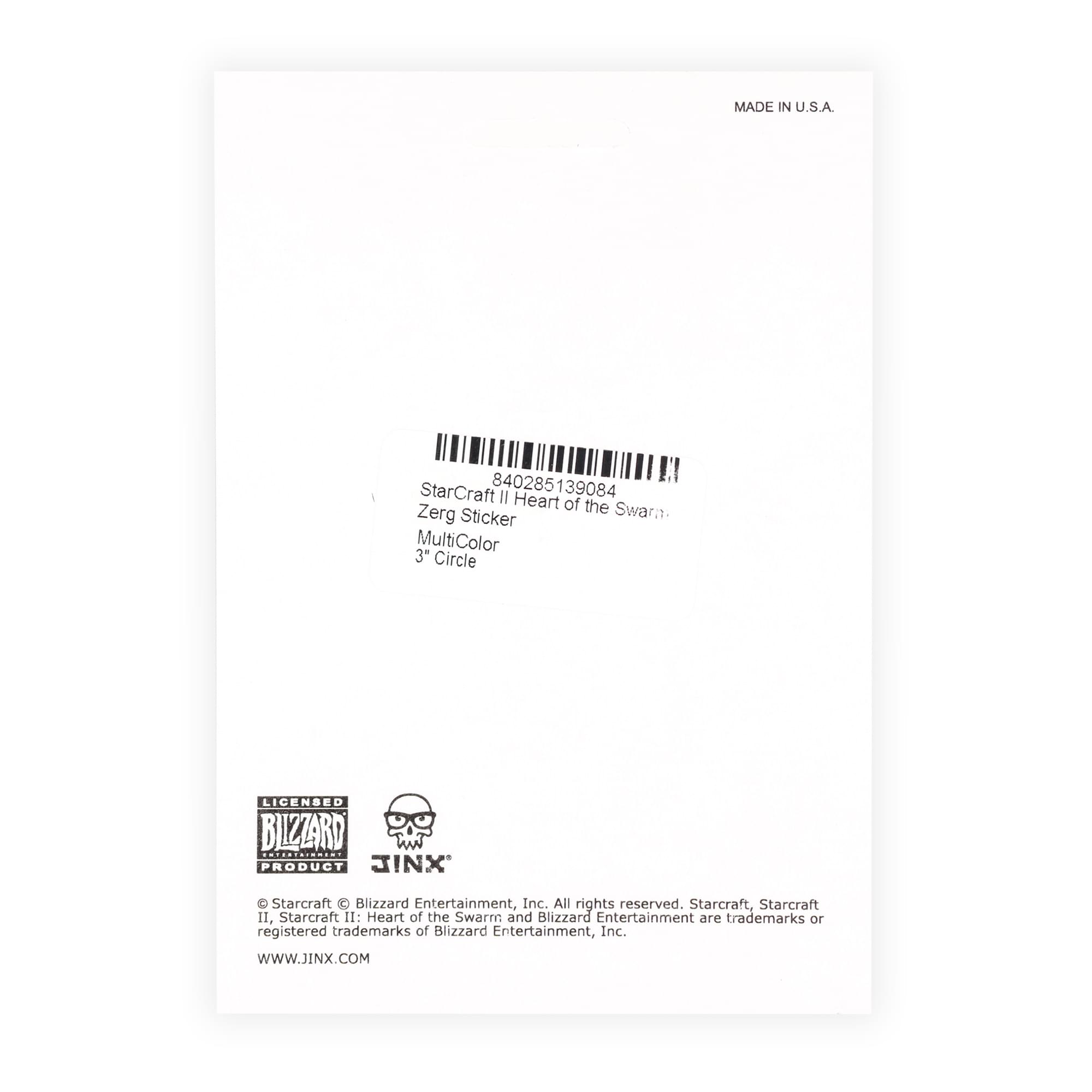 StarCraft II: Heart of the Swarm Multi-size Sticker 2-Pack: Zerg, Purple