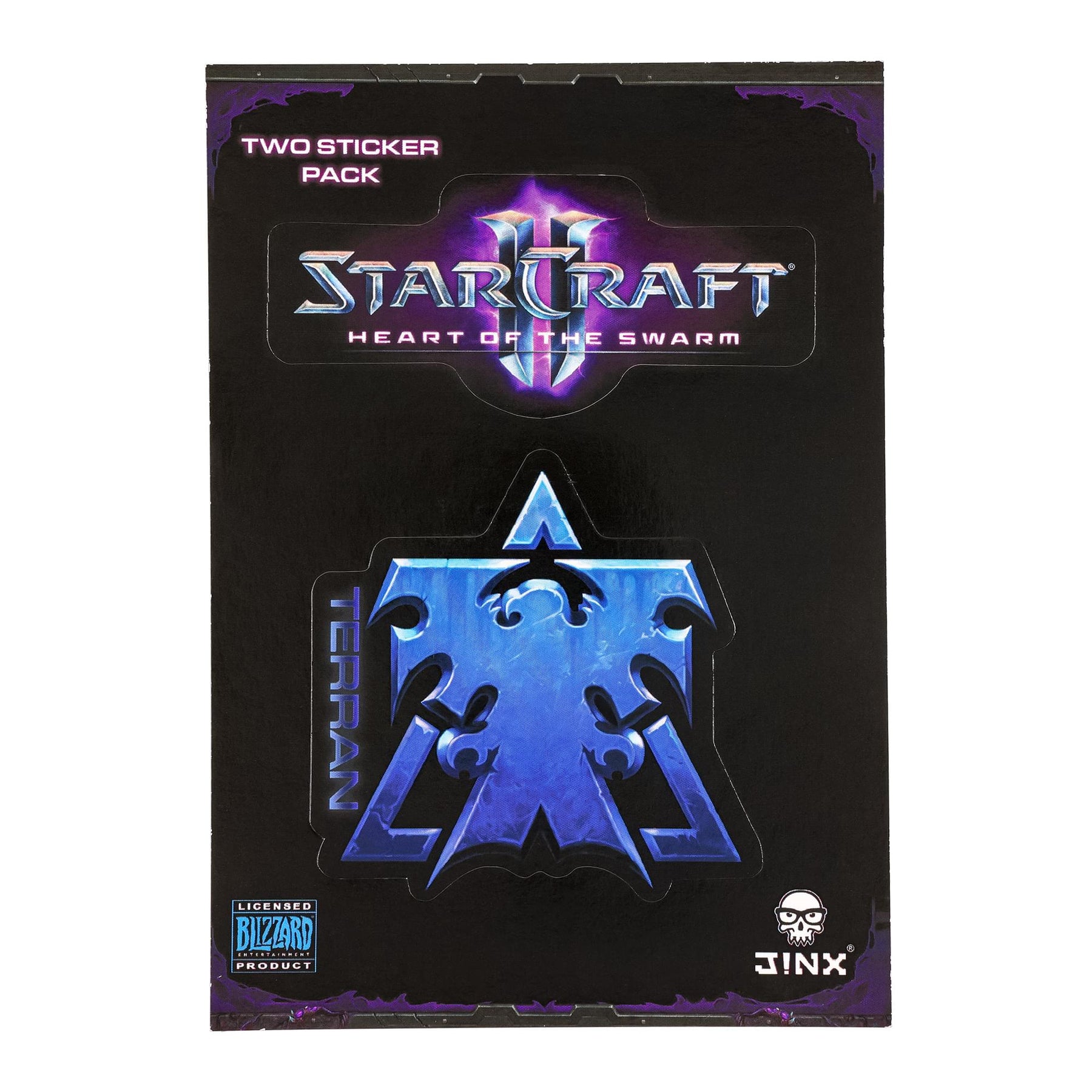 StarCraft II: Heart of the Swarm Multi-size Sticker 2-Pack: Terran, Blue