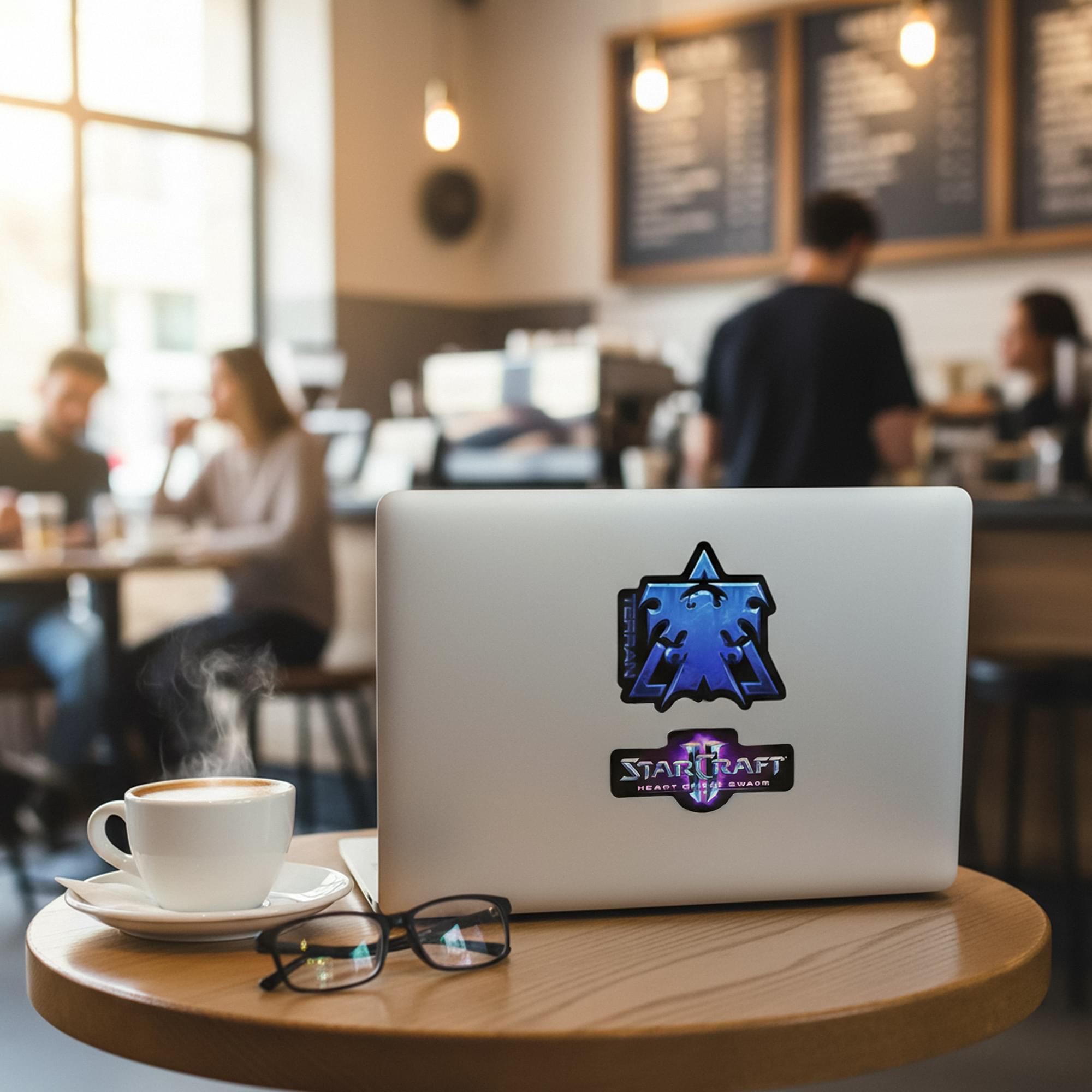 StarCraft II: Heart of the Swarm Multi-size Sticker 2-Pack: Terran, Blue