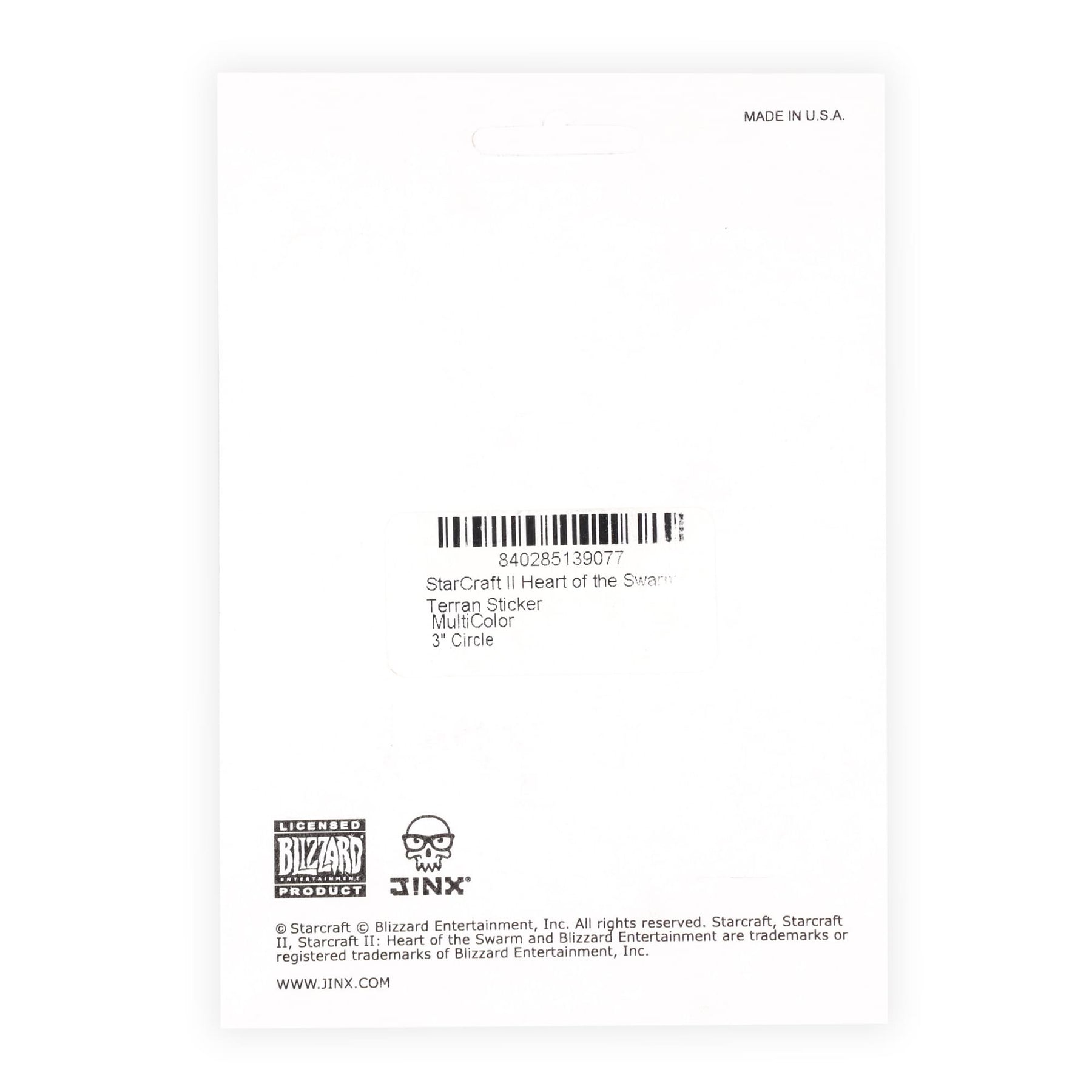 StarCraft II: Heart of the Swarm Multi-size Sticker 2-Pack: Terran, Blue