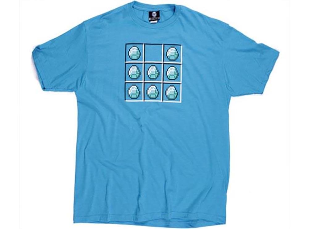 Minecraft Diamond Crafting Premium Men's T-Shirt