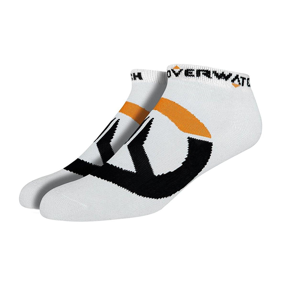 Overwatch Logo Ankle Socks 3 Pack, White, One Size