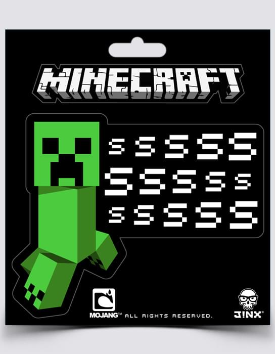 Minecraft Creeper SSSsss Sticker